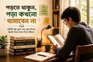 Read more about the article পড়তে থাকুন, পড়া কখনো থামাবেন না
